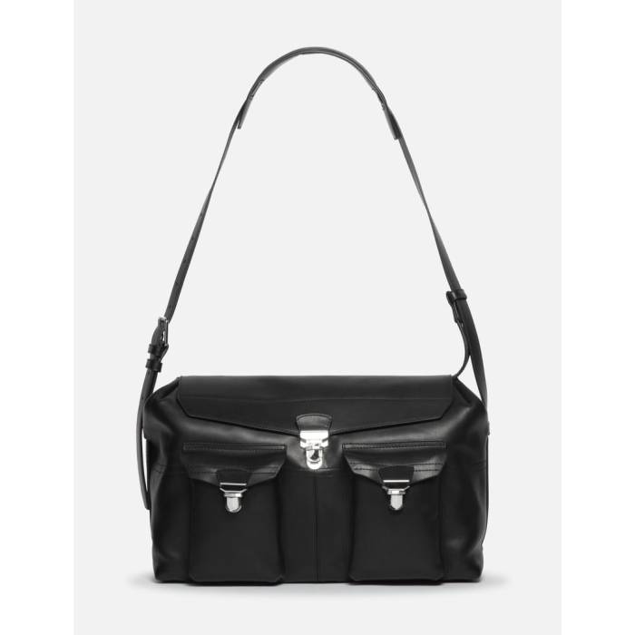 Lemaire 【 Week-End Gear Bag Unisex Black 】 ギア バッグ ユニセックス 黒色 ブラック