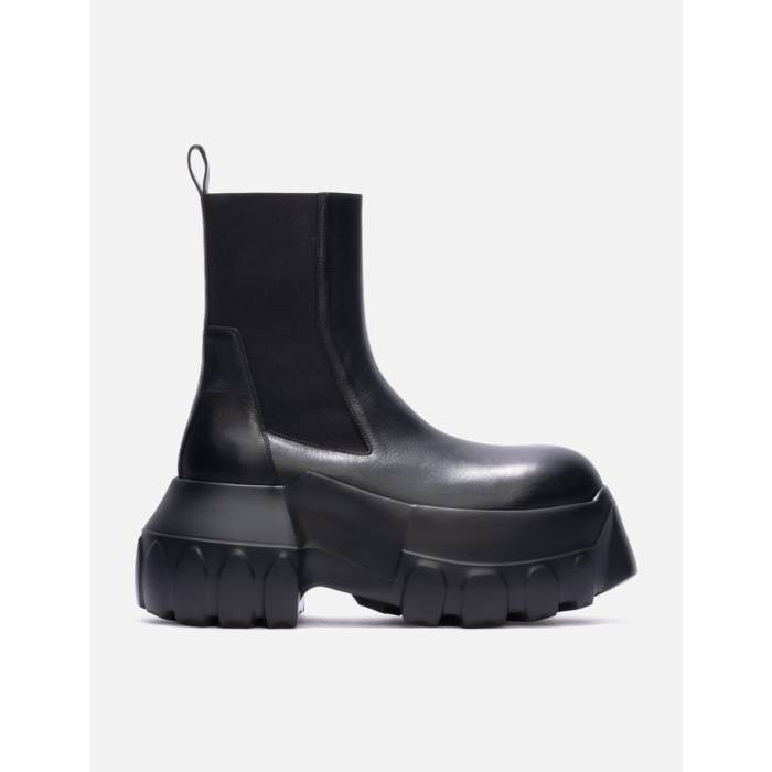 靴 rick owens beatle bogun 43 RICK OWENS (リック オウエンス) AW25 BEATLE BOGUN / INDIGO | Detail