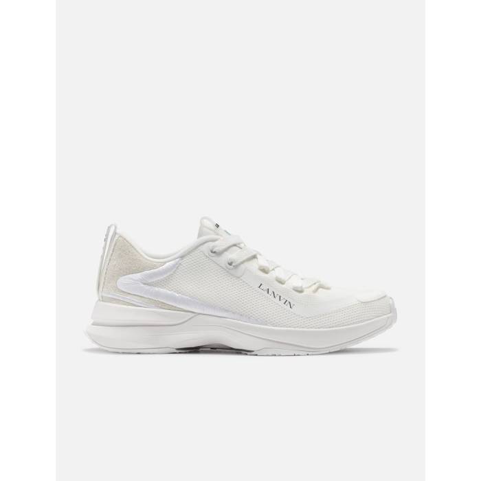 ランバン Lanvin 【 L-I Mesh Sneakers Men White/ White 】 メンズ 白色 ホワイト
