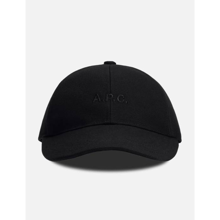 アー・ペー・セー A.p.c. 【 Charlie Baseball Cap Unisex Black 】 ベースボール キャップ 帽子 ユニセックス 黒色 ブラック
