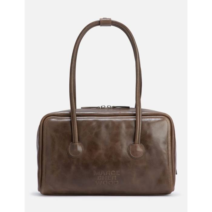 Margesherwood 【 Soft Boston Women Washed Brown 】 豆の町 レディース 赤銅色 赤銅色 バッグ-トートバッグ-レディースバッグ