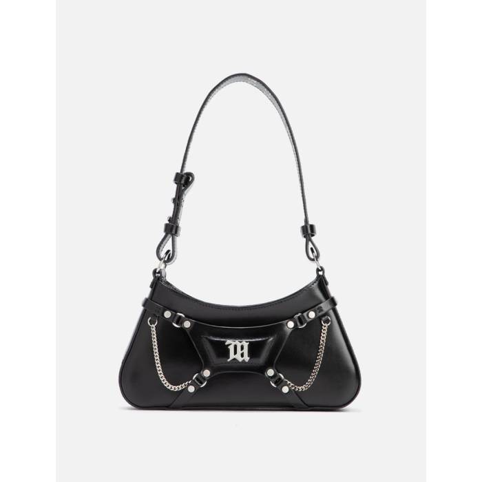 Misbhv 【 Leather Fetish Shoulder Bag Women Black 】 レザー バッグ レディース 黒色 ブラック