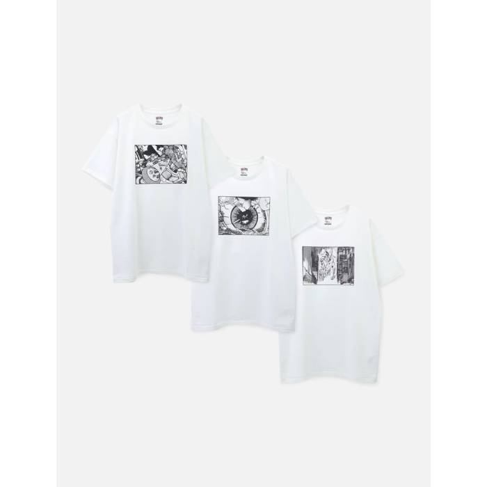 Readymade 【 Akira Art Of The Wall 3 Pack T-Shirt Men White 】 アート Tシャツ メンズ 白色 ホワイト