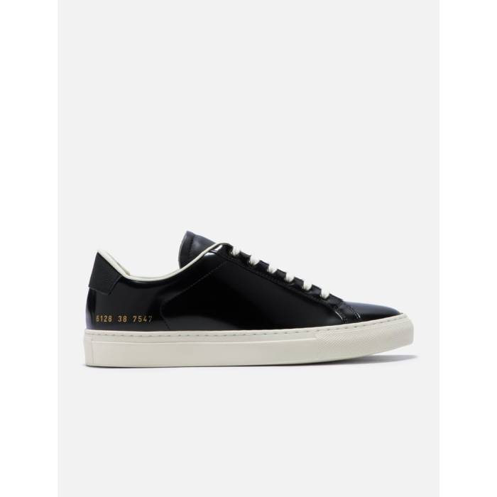 コモンプロジェクト Common Projects 【 Retro Gloss Sneakers Women Black 】 レトロ レディース 黒色 ブラック