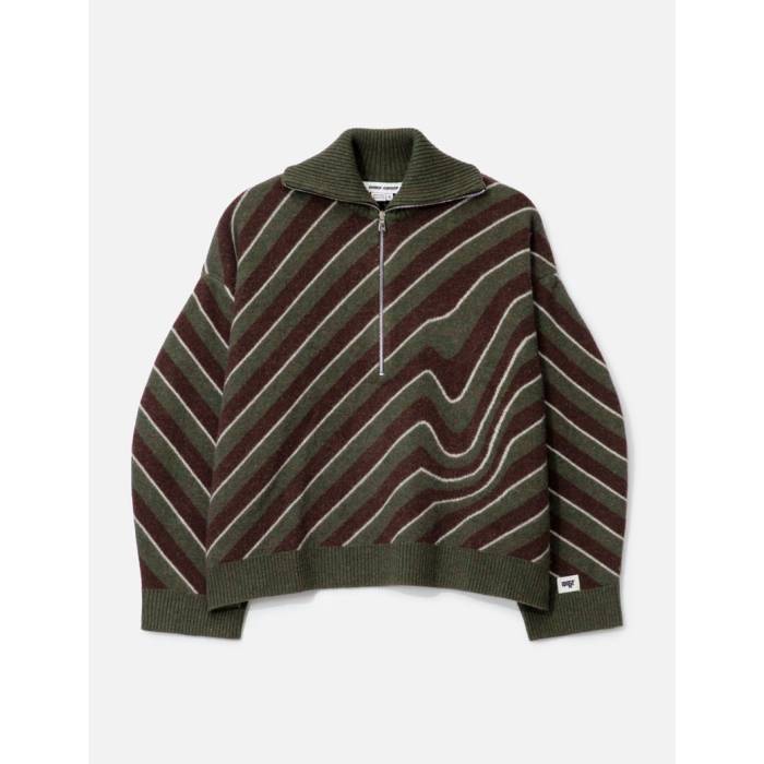 Dhruv Kapoor 【 Jacquard Balloon Sweater Unisex Green 】 トレーナー ユニセックス green 緑・グリーン