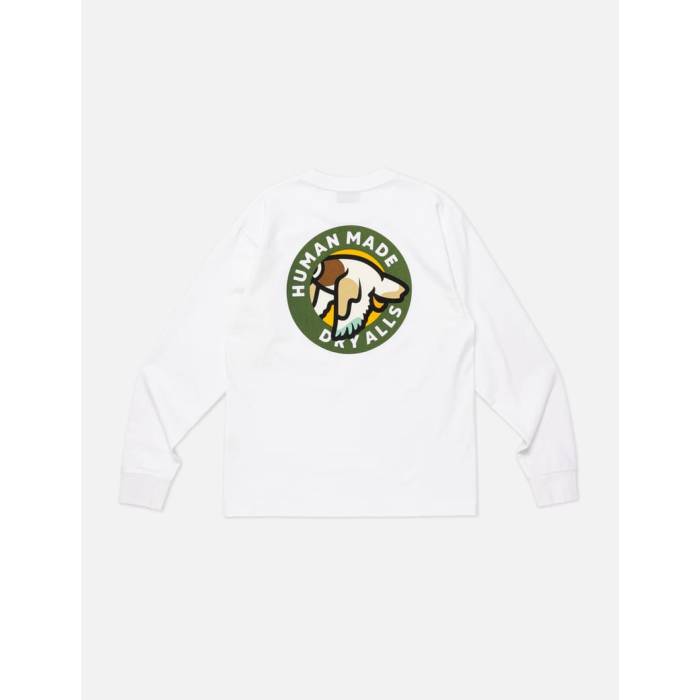 ヒューマンメイド Human Made 【 Graphic Long Sleeve T-Shirt Unisex White 】 グラフィック Sleeve スリーブ Tシャツ ユニセックス 白色 ホワイト|スニケス