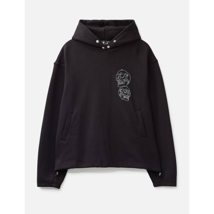 Thug Club 【 Tc Angels Crystal Embellished Hoodie Men Black 】 angels エンジェルス フーディー パーカー メンズ 黒色 ブラック|スニケス