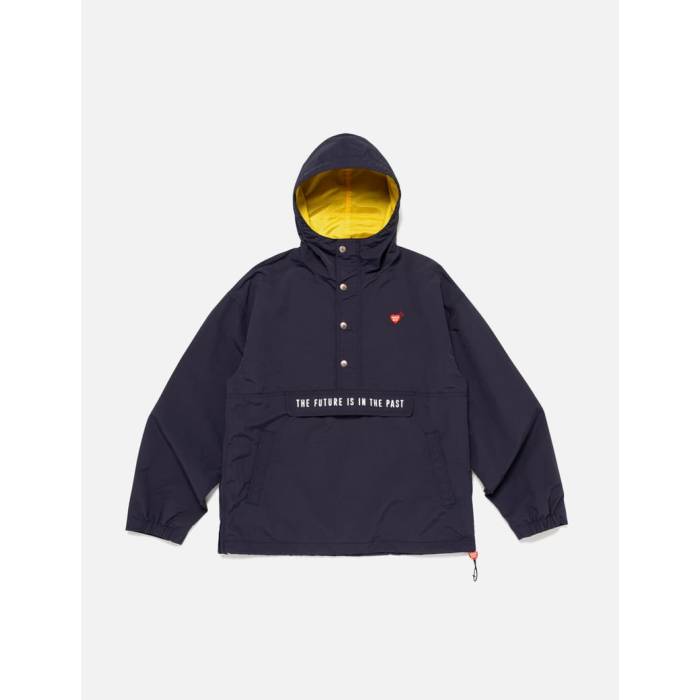 ヒューマンメイド Human Made 【 Anorak Parka Unisex Navy 】 アノラック パーカー ユニセックス 紺色 ネイビー