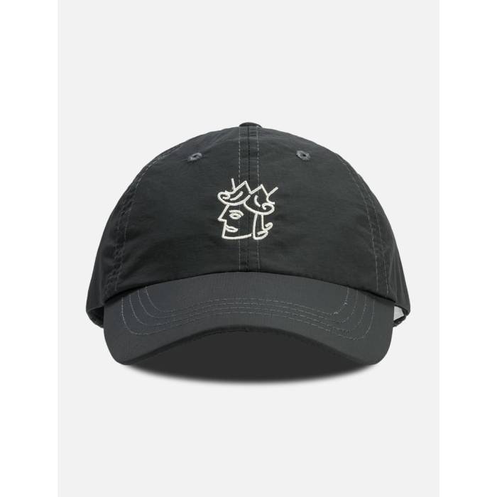 Victoria 【 Nylon Queenhead Logo Cap Men Charcoal 】 ナイロン ロゴ キャップ 帽子 メンズ チャコール｜スニケス
