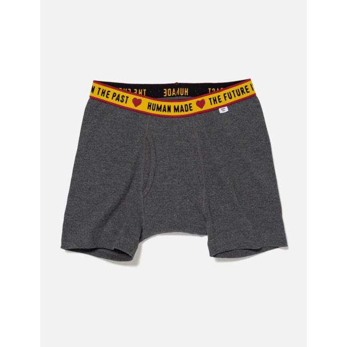 ヒューマンお手伝いさん Human Made 【 Hm Boxer Brief Men Charcoal 】 メンズ 濃灰色