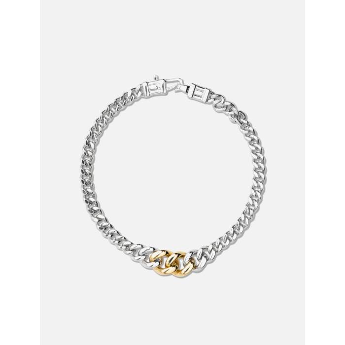 Tom Wood 【 Dean Bracelet Duo Unisex Silver/ Gold 】 ブレスレット ユニセックス Silver 銀色・シルバー ゴールド