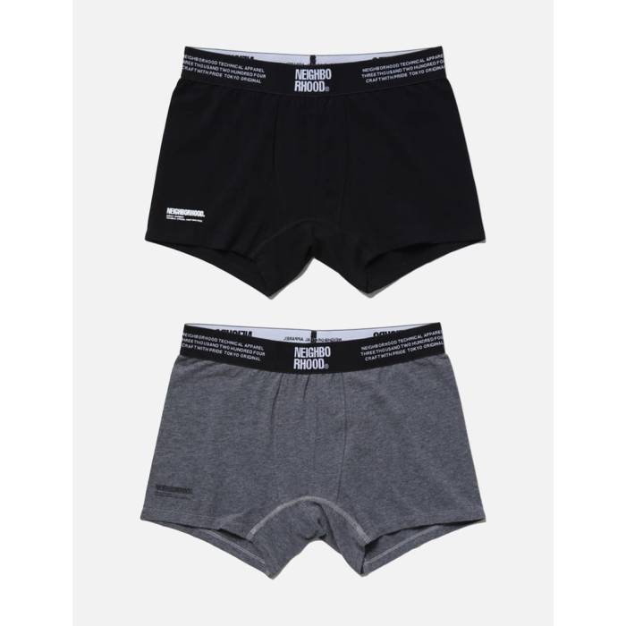 ネイバーフッド Neighborhood 【 Classic 2 Pack Underpants Men Black/Grey 】 古典派音楽 メンズ 黒いこと 黒いこと 薄墨色 薄墨色