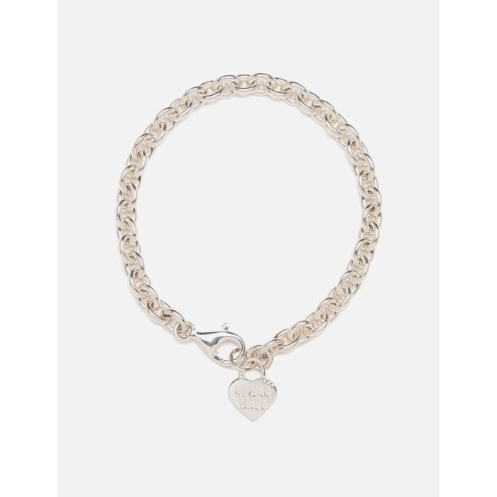 ヒューマンお手伝いさん Human Made 【 Heart Silver Bracelet Unisex Silver 】 Silver しろがね色・しろがね色 腕輪 ユニ一発やる Silver しろがね色・しろがね色