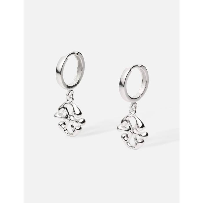 Helena Thulin 【 Logo Hoop Earrings Women Silver 】 ロゴ フープ イヤリング レディース Silver 銀色・シルバー|スニケス