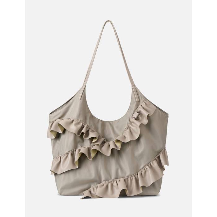 Deinet 【 Frill Big Bag In Beige Women Beige 】 バッグ ベージュ レディース ベージュ｜スニケス