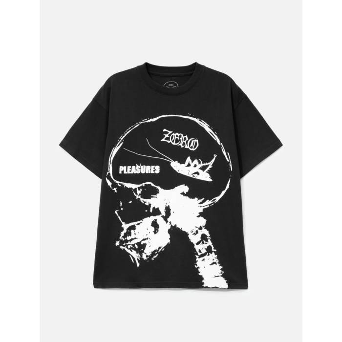 プレジャーズ Pleasures 【 Zero X  Roaches T-Shirt Men Black 】 無し ティーシャツ メンズ 黒いこと 黒いこと