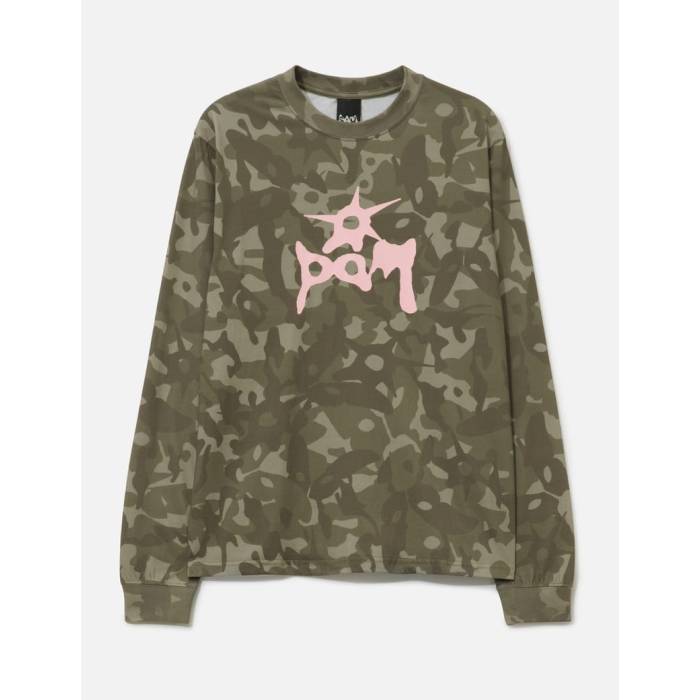 Perks And Mini 【 Long Sleeve Tee - Garden Variety Camo Unisex Camo 】 Sleeve スリーブ Tシャツ カモ柄 ユニセックス カモ柄|スニケス