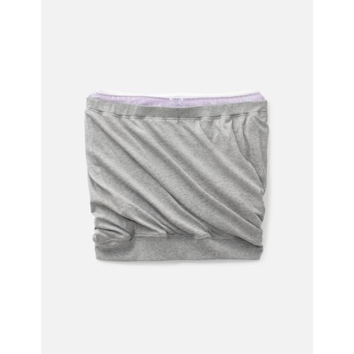 Lcdc 【 Draped Lace Tube Top Women Melange Grey 】 レディース 薄墨色 薄墨色