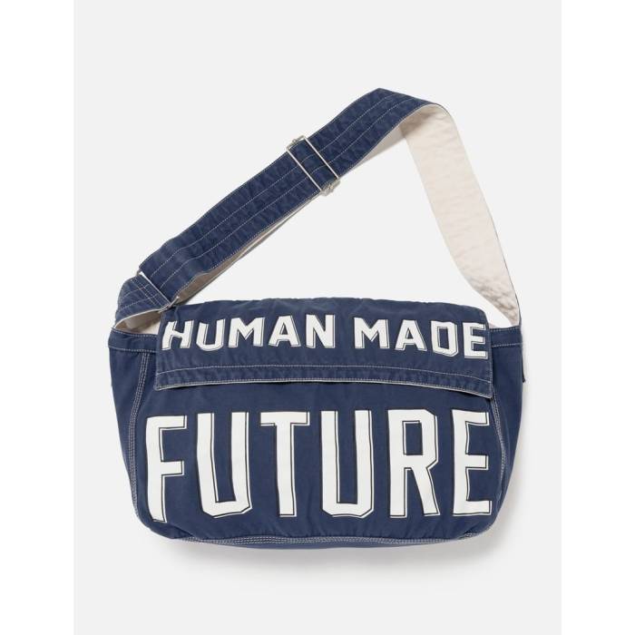 ヒューマンお手伝いさん Human Made 【 Mail Bag Large Unisex Navy 】 御徒面子 ユニ一発やる 紺色 米国海軍