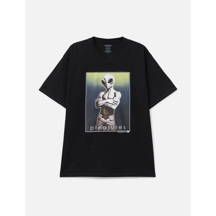 プレジャーズ Pleasures 【 Yoked T-Shirt Men Black 】 プルオーバー メンズ 黒いこと 黒いこと