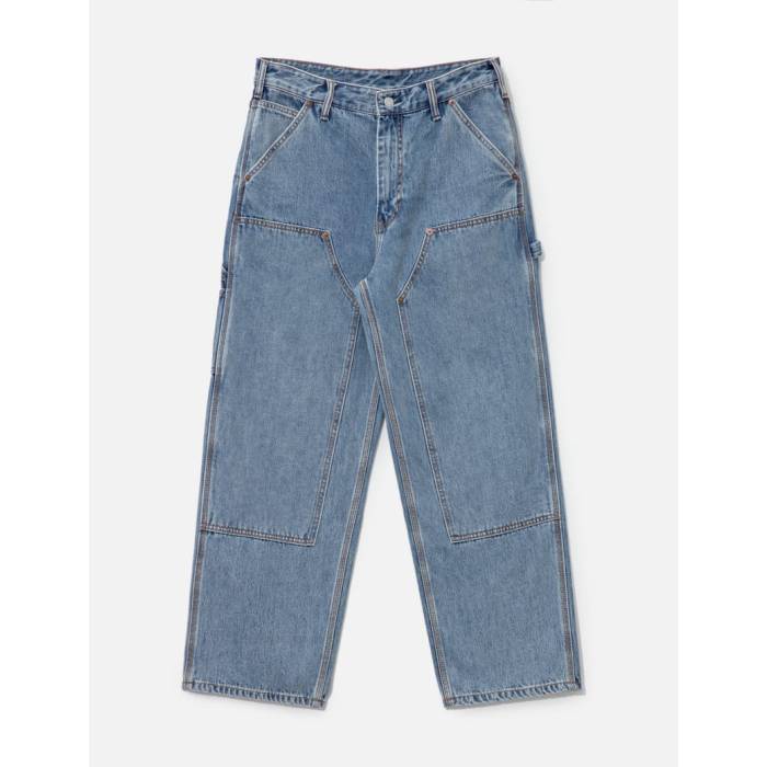 【 Denim Carpenter Pant Men Washed Blue 】 デニム パンツ メンズ 青色 ブルー