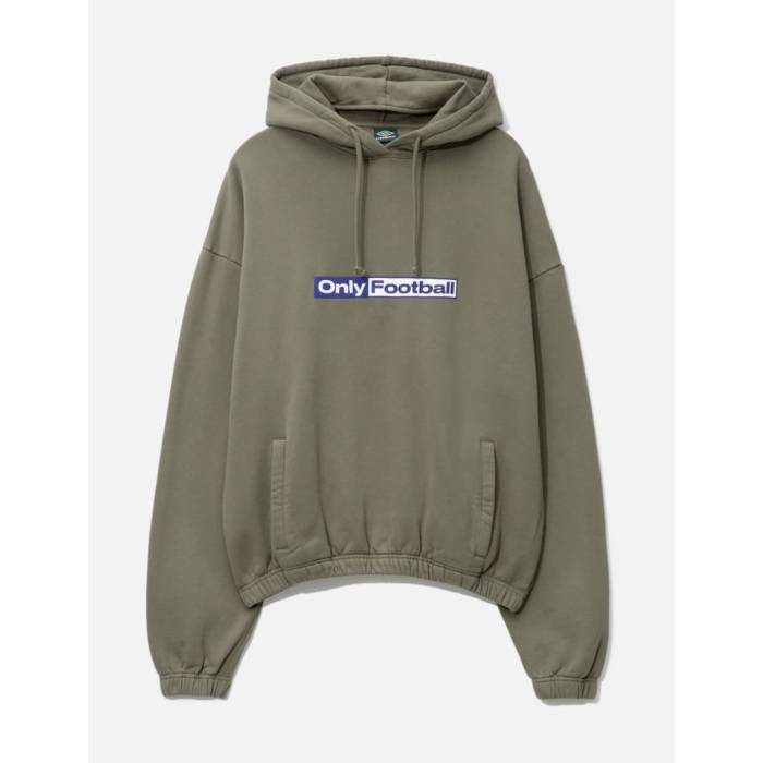 アンブロ Umbro 【 Only Football Masked Hoodie Men Army Green 】 蹴球 フーディー パーカー メンズ 正規陸軍 green 緑・緑であること