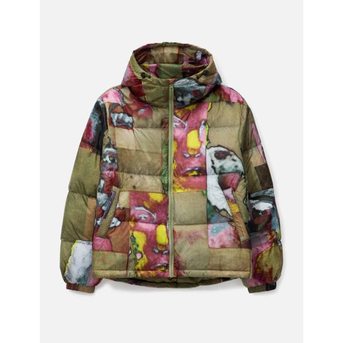 Kidsuper 【 Printed Faces Collage Puffer Jacket Men Multi 】 Jacket 上衣 メンズ