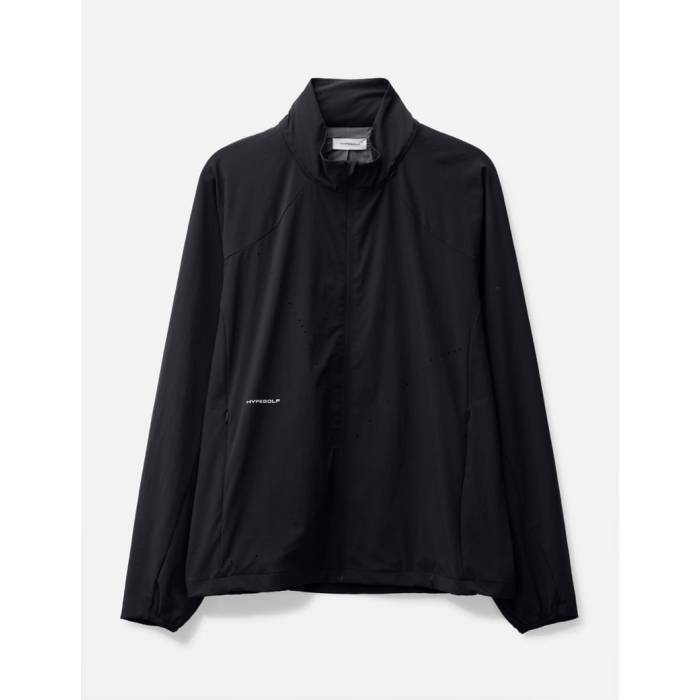 Hypegolf 【 X Post Archive Faction (Paf) Perforated Windbreaker Unisex Black 】 ウィンドブレーカー ユニ一発やる 黒いこと 黒いこと コート・ジャケット-メンズファッション