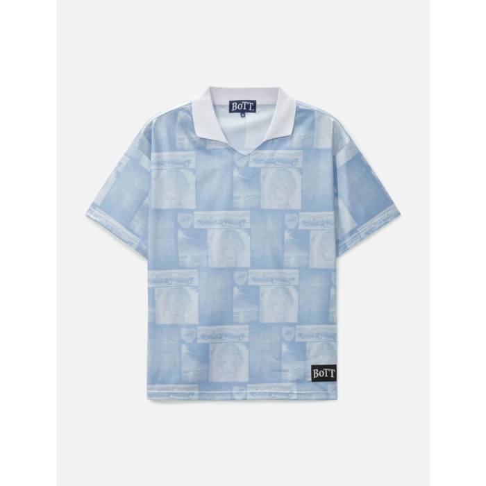 Bott 【 Manual Soccer Jersey Men Light Blue 】 Soccer サッカー ジャージ メンズ 青色 ブルー
