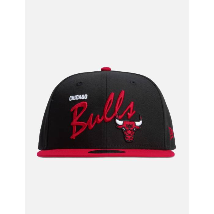 ニューエラ New Era 【 Nba Vintage Script Chicago Bulls 9Fifty Cap Unisex Black 】 vintage ビンテージ・ヴィンテージ スクリプト シカゴ ブルズ キャップ 帽子 ユニセックス 黒色 ブラック