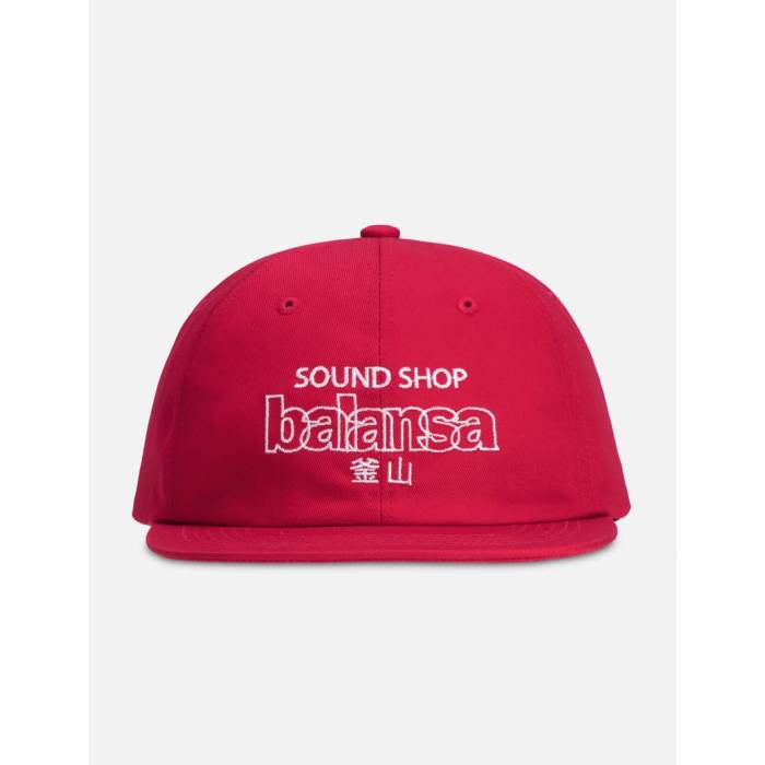 Balansa 【 Ssb Logo Cap Unisex Red 】 ロゴ キャップ 帽子 ユニセックス Red 赤・レッド