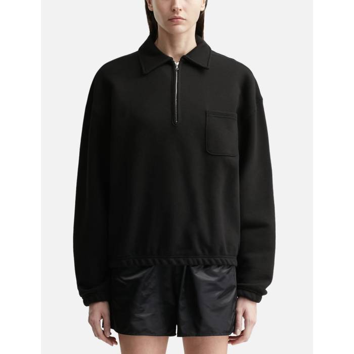 Nothing Written 【 Pond Quarter Zip Pullover Women Black 】 レディース 黒いこと 黒いこと