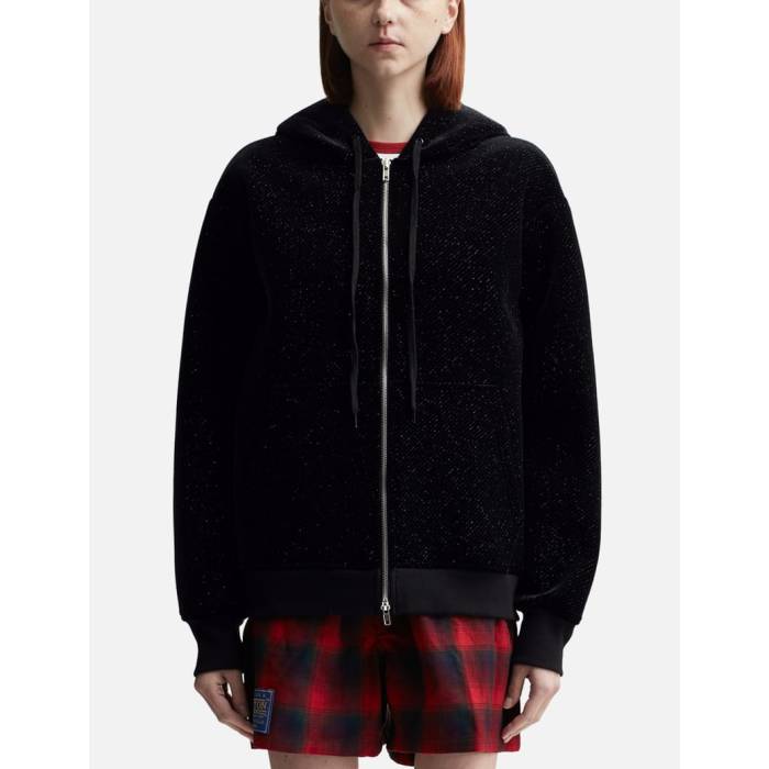 Pushbutton 【 Black Rabbit Ear Zip-Up Hoodie Women Black 】 黒色 ブラック フーディー パーカー レディース 黒色 ブラック|スニケス