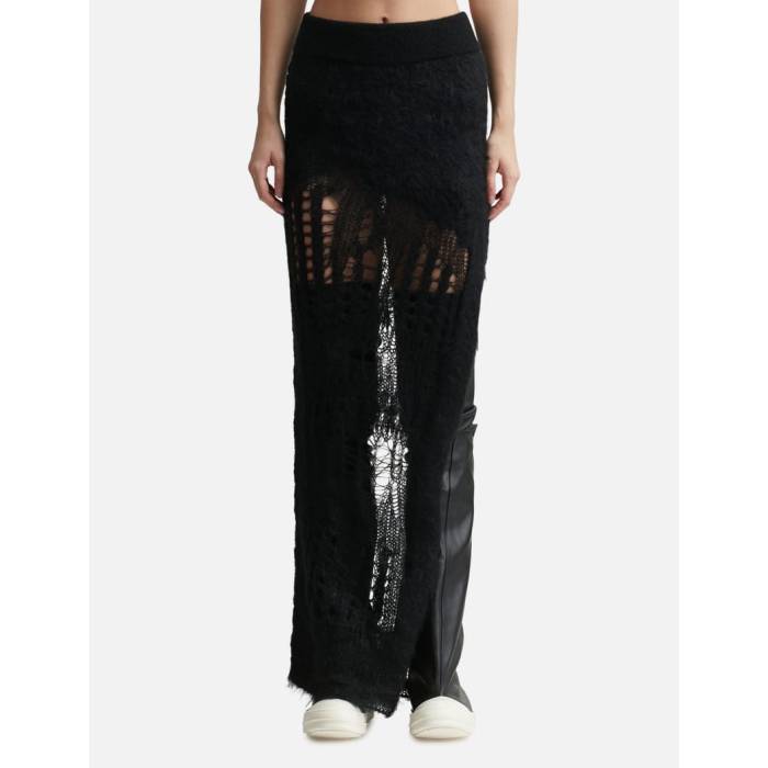 リックオウエンス Rick Owens 【 Spider Ziggy Skirt Women Black 】 スパイダー レディース 黒色 ブラック