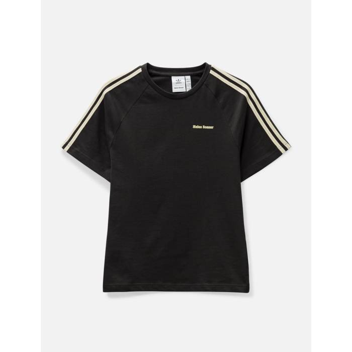 アディダス Adidas Originals 【 Wales Bonner Set-In T-Shirt Men Black 】 Tシャツ メンズ 黒色 ブラック