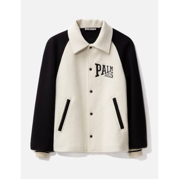 パームエンジェルス Palm Angels 【 University Jacket Men White 】 Jacket ジャケット メンズ 白色 ホワイト