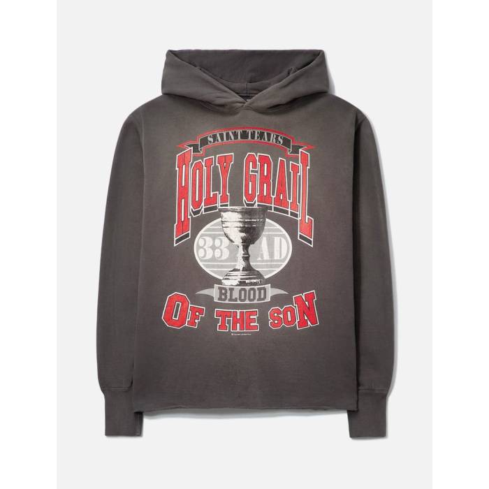 Saint Michael 【 Denim Tears Holy Grail Hoodie Men Grey 】 デニム フーディー パーカー メンズ 灰色 グレー 51,720円