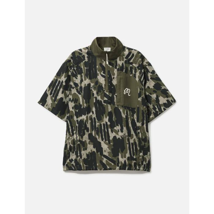 Malbon Golf 【 Tour Divot Camo Windshirt Men Bark Camo 】 カモ柄 メンズ カモ柄｜スニケス 35,620円
