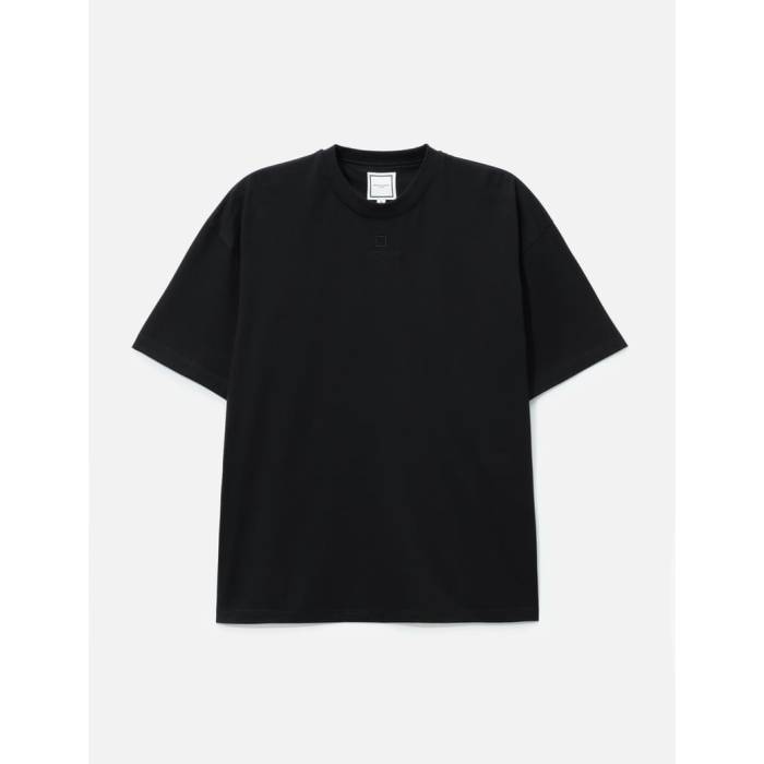 ウーヨンミ Wooyoungmi 【 Cotton Oversize T-Shirt Men 718B - Black 】 プルオーバー メンズ 黒いこと 黒いこと