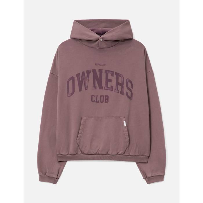 Represent 【 Owners Club Hoodie Men Smoked Rose 】 クラブ フーディー パーカー メンズ Rose ローズ