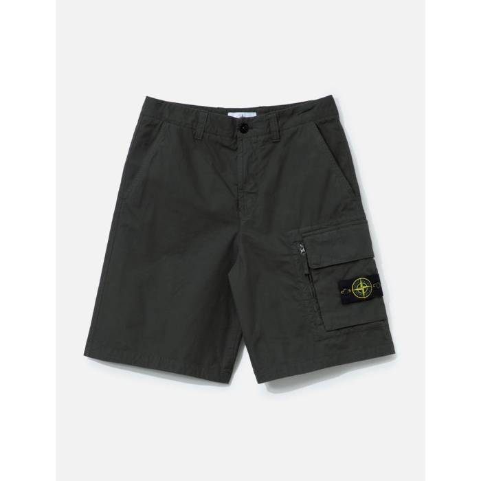 ストーンアイランド Stone Island 【 Canvas Weave Cotton Shorts Men V0062 - Lead Grey 】 ショーツ メンズ 灰色 グレー