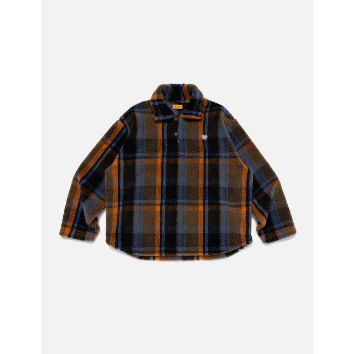 ヒューマンお手伝いさん Human Made 【 Fleece Pullover Unisex Brown 】 フリース ユニ一発やる 赤銅色 赤銅色