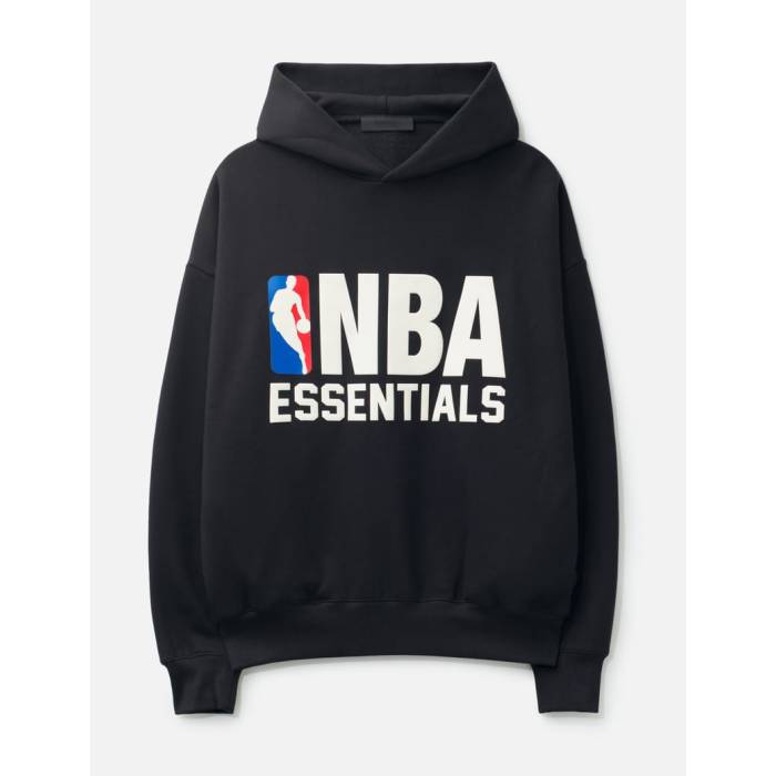 Fear Of God Essentials 【 Nba Sport Hoodie Men Black 】 フーディー パーカー メンズ 黒色 ブラック