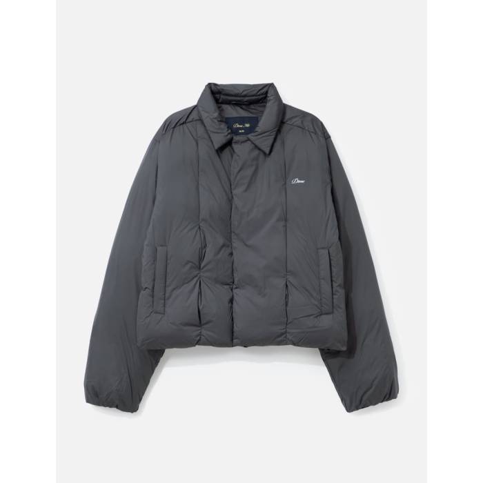Dime 【 Pleated Puffer Men Charcoal 】 メンズ チャコール