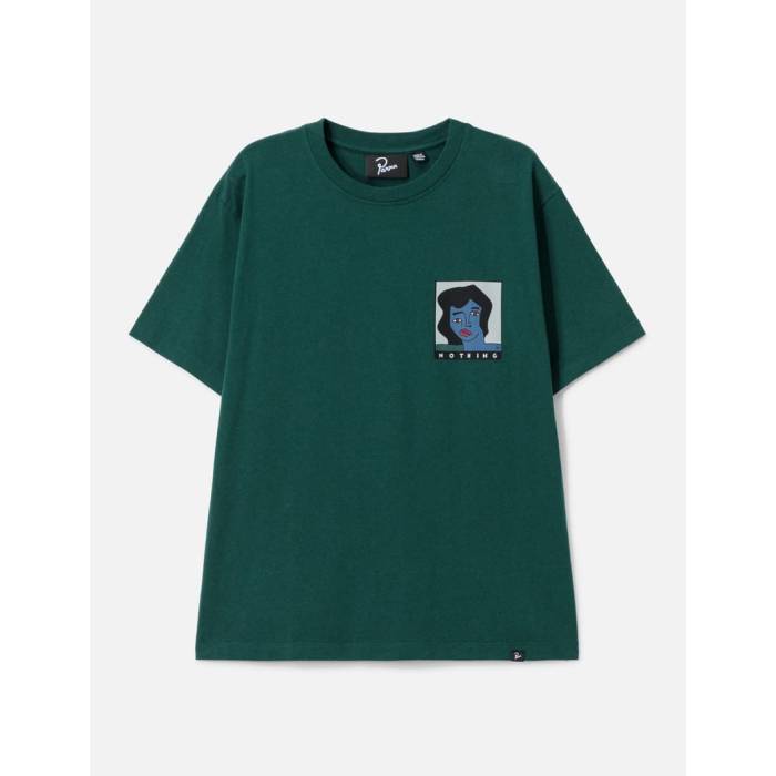 By Parra 【 Nothing Please T-Shirt Men Pine Green 】 Tシャツ メンズ green 緑・グリーン|スニケス