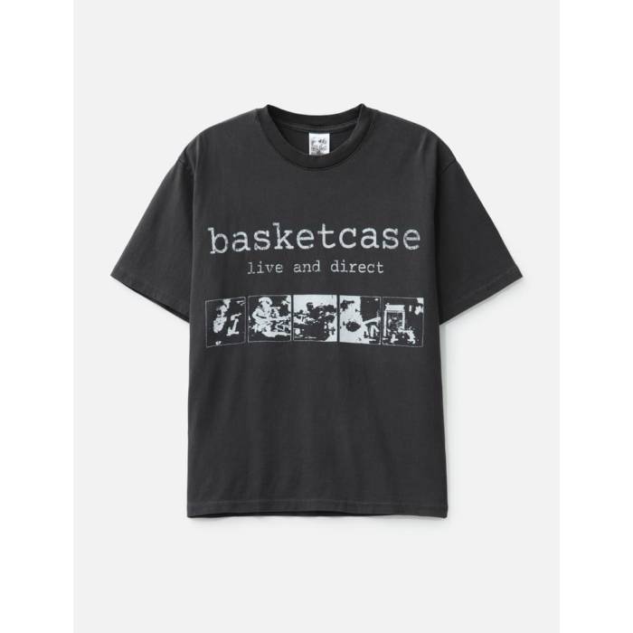 Basketcase 【 Scar T-Shirt Unisex Vintage Black 】 Tシャツ ユニセックス vintage ビンテージ・ヴィンテージ 黒色 ブラック｜スニケス