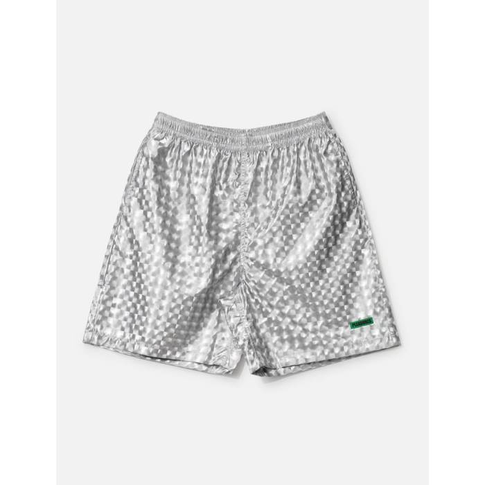 プレジャーズ Pleasures 【 Pulley Active Shorts Men Silver 】 ショーツ メンズ Silver 銀色・シルバー