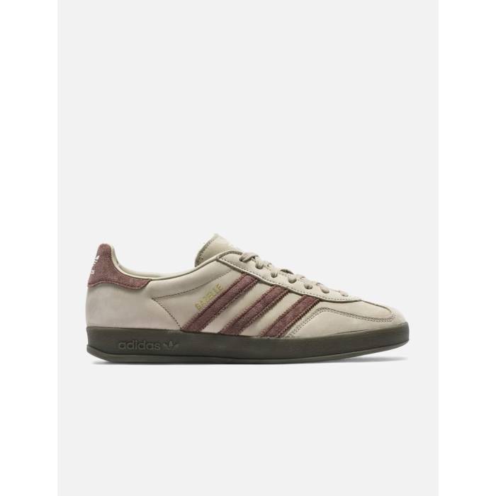 アディダス Adidas Originals 【 Gazelle Indoor Shoes Men Trace Khaki/ Fox Brown/ Ftwr White 】 ガゼル シューズ 運動すること靴 メンズ カーキ 狐狸 赤銅色 赤銅色 白いこと 白いこと