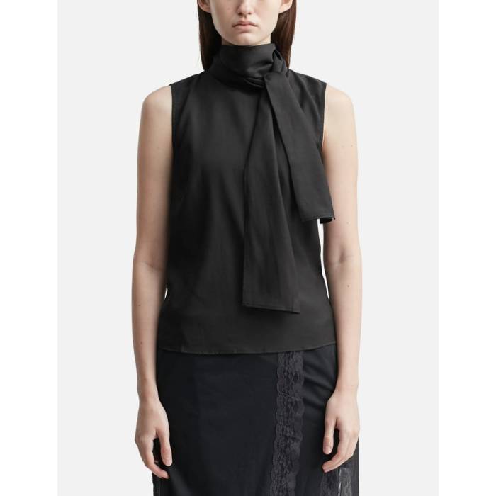 アワーレガシー Our Legacy 【 Virtuous Top Women Still Black Calm Cupro Cotton 】 レディース 黒色 ブラック