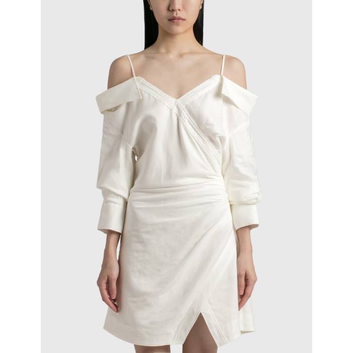 ジョナサン・シンカイ Jonathan Simkhai 【 Monrow Mini Shirt Dress Women Bone 】 ドレス レディース